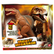 Dinozauri cu lumini si sunete - marime medie maro