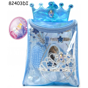 Rucsac cu accesorii pentru par 8 piese - Cinderella