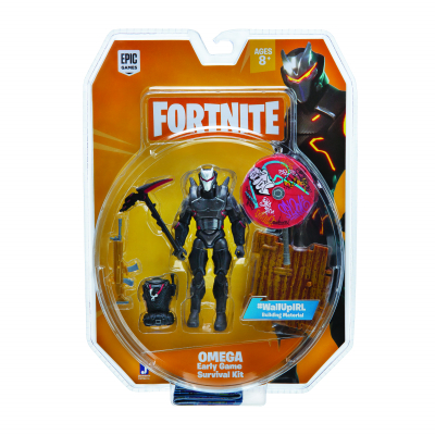 Set de joaca Fortnite Early Game survival kit cu 1 figurina si accesorii