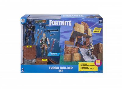 Set de joaca Fortnite Turbo Builder cu 2 figurine si accesorii