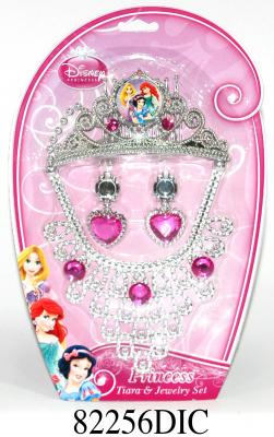 Set diadema si bijuterii (4 piese) - Disney 3 New Princess